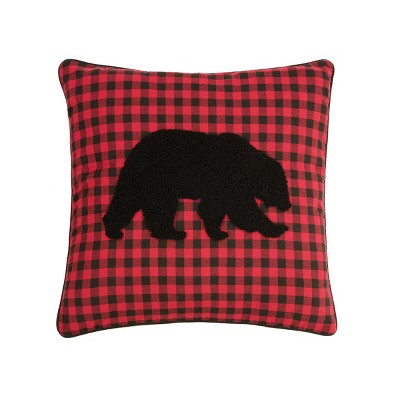 C&F Home 18" x 18" Woodford Bear Pillow