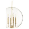 Quorum Lighting 4 - Light Pendant in  Aged Brass - 2 of 2