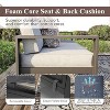 Heynemo Aluminum Patio Furniture Set with Fire Pit Table, 6 Pieces Outdoor Conversation Set Metal Sectional Couch Sofa and Coffee Table - 4 of 4