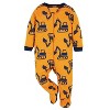 Onesies Brand Baby Boys' Long Sleeve Sleep 'N Plays - Construction Zone - 4-Pack - image 2 of 4