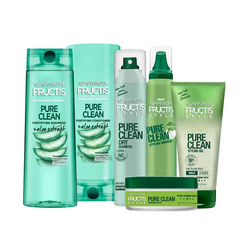 Garnier Pure Clean Hair Care Collection