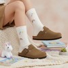 CUSHIONAIRE Kid's Hana Cork footbed clog with Genuine Leather upper, Faux Fur lining, and +Comfort - 2 of 4