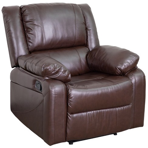 Flash Furniture Harmony Series Brown Leathersoft Recliner : Target