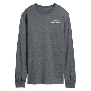 Men's - Star Wars - The Mandalorian Grogu Celestial Long Sleeve Graphic T-Shirt - 1 of 4