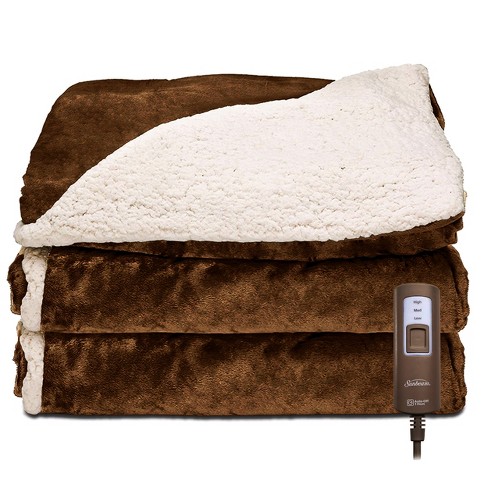 Sunbeam faux fur discount throw