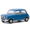 1967 Austin Mini Cooper S 1275 MkI Blue "The Italian Job" (1969) Movie "Hollywood Series" Release 28 1/64 Diecast Model Car by Greenlight - 2 of 3