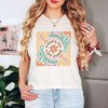 Simply Sage Market Women's Boho Focus On The Good Short Sleeve Relaxed Fit Cropped Tee - 2 of 4