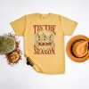 Simply Sage Market Women's Tis The Season Fall Short Sleeve Garment Dyed Tee - XL - Mustard - 2 of 2