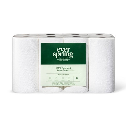 100% Recycled Paper Towels - Everspring™ - image 1 of 3