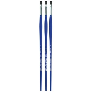 da Vinci FORTE-Acrylics Student Brush, Synthetic, Acrylic & Oil, Flat, Series 8640, Size 6, Pack of 3 - 1 of 3