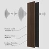 0.83 in. x 7.87 ft. x 1 ft. Slat Wood Sound Absorbing Decorative Wall Paneling 2-Pack - 4 of 4
