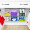 Sorbus 8 Pack Medium Clear Plastic Storage Bins with Lids and Handles for Cleaning Supplies - Conquer Clutter, Enhance Organization and Style - image 2 of 4