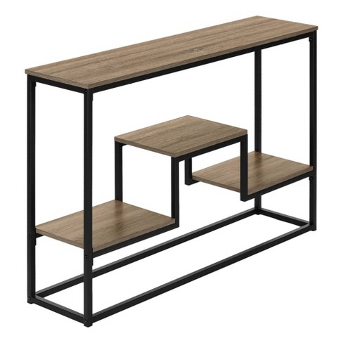 Multi shelf console deals table