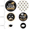 Big Dot of Happiness Law School Grad - Future Lawyer Graduation Party Giant Circle Confetti - Party Decorations - Large Confetti 27 Count - 2 of 4