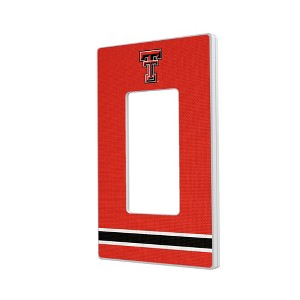 NCAA Big 12 Universities Stripe Hidden-Screw Light Switch Plate for Single Rocker - 1 of 4