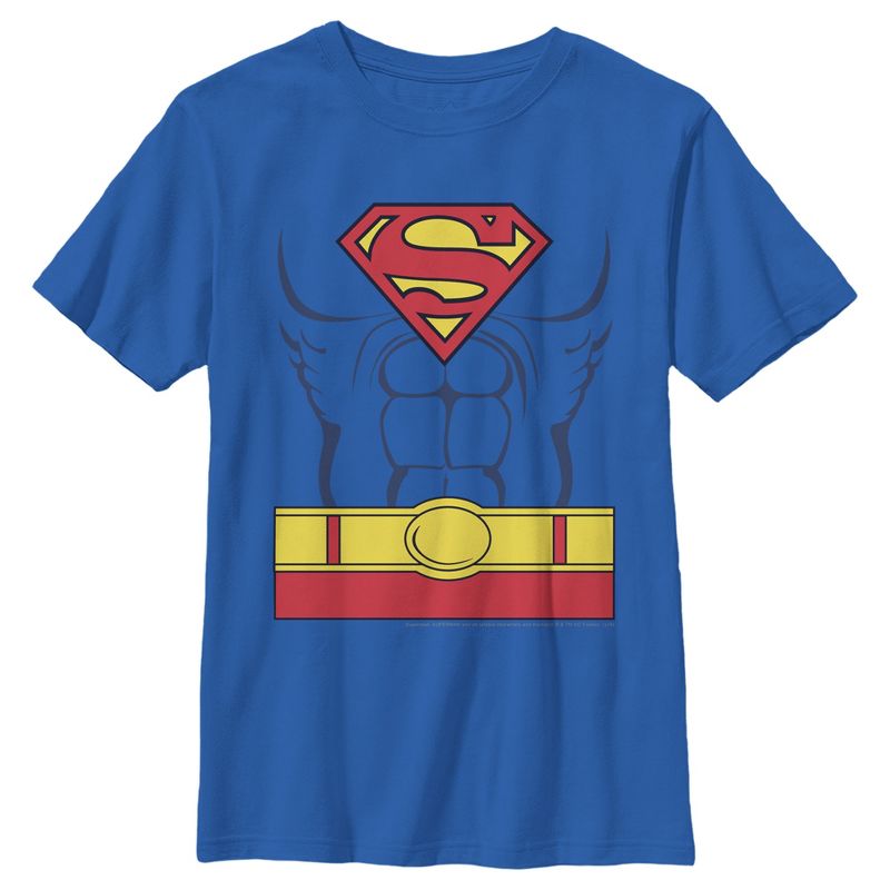 Boy's Superman Hero Costume T-Shirt, 1 of 5