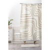 Iveta Abolina Coeur Memory Foam Bath Rug Neutral - Deny Designs: Geometric Pattern, Microfiber, Machine Washable - 3 of 3