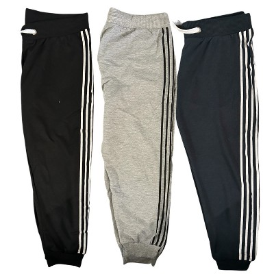 3 Pack Womens 4 Stripes Ultra Soft Jogger