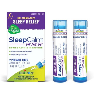 Boiron Sleepcalm On The Go Homeopathic Medicine For Sleep Relief - 160 ...