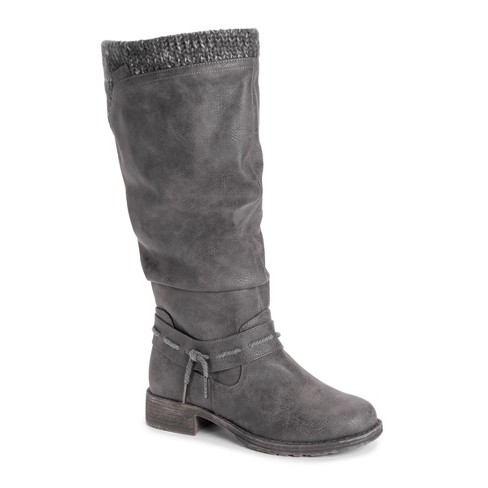 Lukees By Muk Luks Women s Bianca Briana Boots grey 11 Target