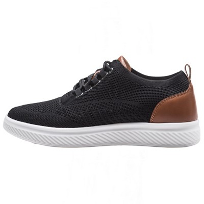 Мужские Alpine Swiss Brad Men's Lightweight Dress Sneakers – Breathable Mesh Oxford Shoes for Business Casual & Everyday Comfort with Cushioned Sole BLK 11 — фото 3