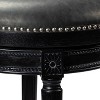 Maven Lane Pullman Swivel High Back Vegan Leather Counter Height Bar Stool - 4 of 4