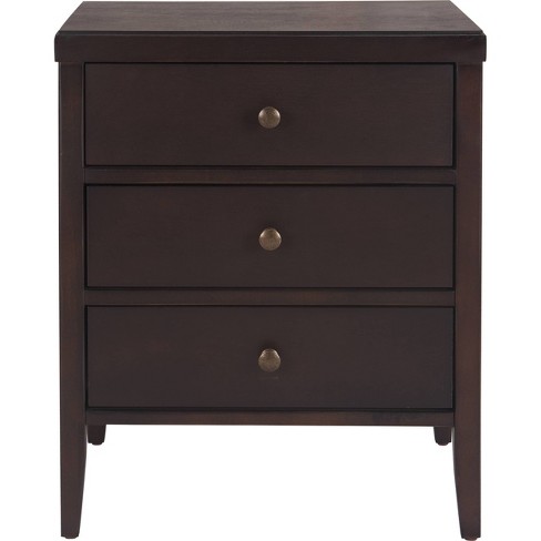 Finley Solid Wood 3 Drawer Nightstand - Clickdecor : Target