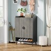 Tribesigns 7-Tier Wooden Shoe Cabinet - 2 of 4
