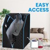 LOVMOR Portable Gothic Roof Plus Type Full Size Steam Sauna tent with Foldable Chair, Remote Control, Spa, Therapy & Relaxation at home - 4 of 4