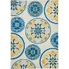 Unique Loom    Outdoor Modern Circles Area Rug - 2 of 4