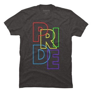 Adult Design By Humans Pride Sleek Text By MANGAZaB T-Shirt - 1 of 2