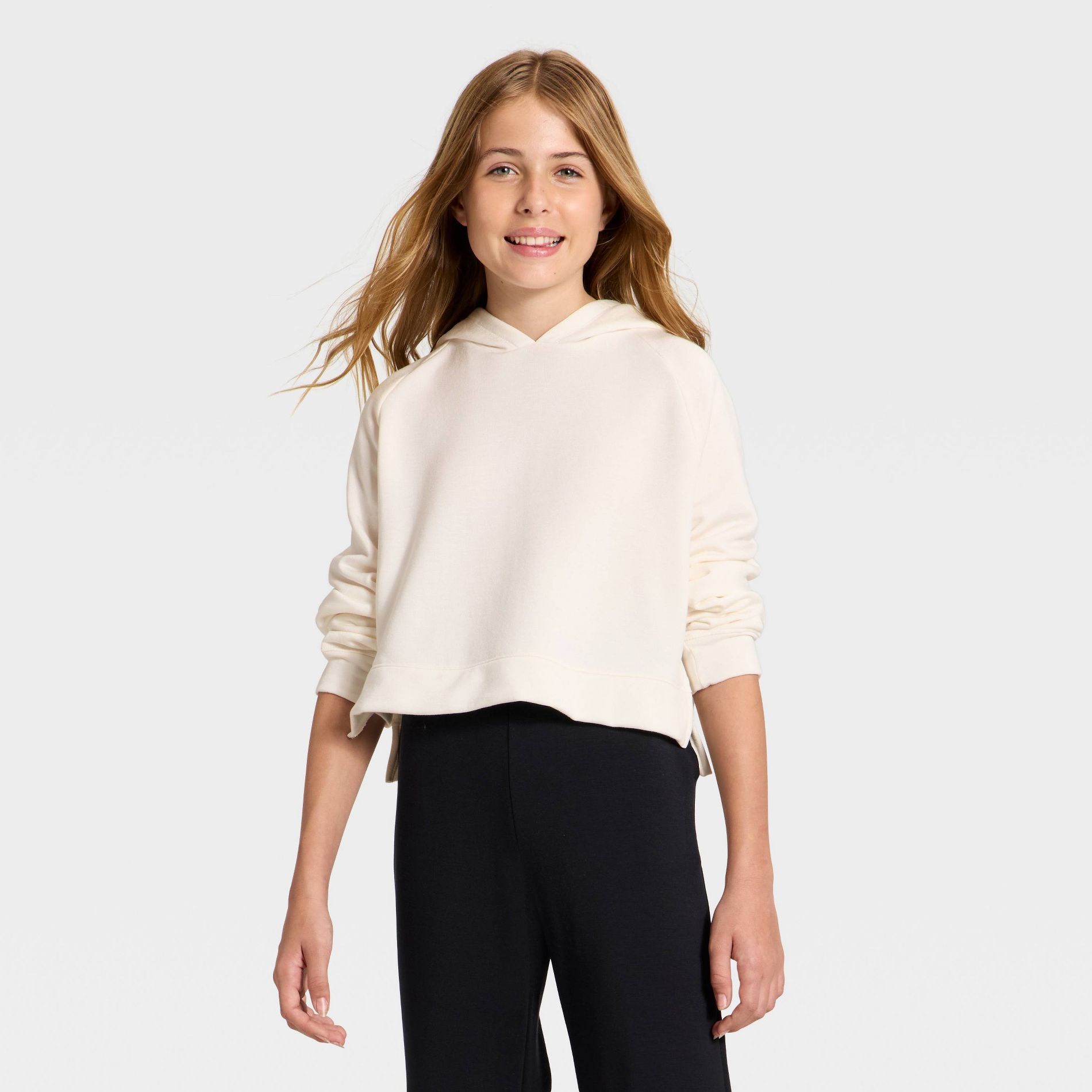 Girls' Modal Pullover Hoodie - All In Motion™