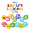 merka Bath Books for Toddlers, Bath Letters and Numbers for Toddlers, Set of 36 Floating Flashcards, ABCs, And Numbers - 2 of 4