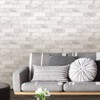 Brewster Loft Brick Peel & Stick Wallpaper White: NuWallpaper Removable Textured Sticky Vinyl, Classic Pattern, 30.75 Sq Ft Coverage - 4 of 4