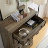 NicBex Modern Farmhouse 6-Drawer Dresser,Stylish Tall Dressers with Ring Handles,Chest of Drawers for Bedroom,Living Room,Dining Room,Hallway - 4 of 4