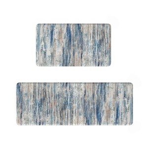 BAGOKIE Anti Fatigue Kitchen Mat Set, 17.3" x 47"+17.3" x 29" - 1 of 4