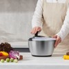 VEVOR Stainless Steel Salad Spinner, 4.75Qt, One-handed Easy Press Large Vegetable Dryer Washer, Lettuce Cleaner and Dryer - 2 of 4