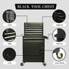 5-Drawer Rolling Tool Chest with Wheels, Detachable Cabinet Storage Tool Box with Drawers, Metal Tool Cart with Toolbox for Garage Workshop Warehouse - 4 of 4