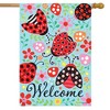 Briarwood Lane Spring House Flag 40x28 For Outdoor Patterned Ladybugs For Spring House Flag - 2 of 4
