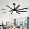 Airsurfer 65" Large Indoor Modern Ceiling Fan with Led Lights and Remote - 2 of 4