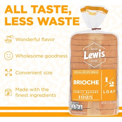Lewis Bake Shop Brioche Bread - 12oz