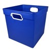 Romanoff Cube Bin, Blue, Pack of 3 - 2 of 3