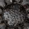14.25 x 14.25 inch Black Galvanized Metal Flower Wall Décor - Foreside Home & Garden - 3 of 4