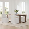 Spruce&Spring Upholstered Movable Rolling Dining Chairs with Casters Set of 2 - 2 of 4