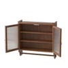 NicBex Wall Mounted Bathroom Storage Cabinet,24.8'' Wall Cabinet with 3-tier Storage and Towel Rack,Cabinet for Bathroom - 4 of 4