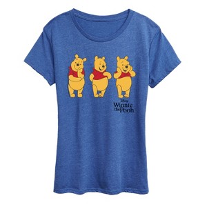 Women's - Disney - Three Pooh Short Sleeve Graphic T-Shirt - 1 of 4