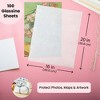 Bright Creations 100 Pack 16 x 20-Inch Glassine Paper Sheets - Pastelmat Achival for Protecting Artwork, Photographs and DIY Crafts - 2 of 4