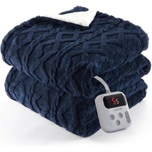 Heated Blanket, Soft Washable Electric Blanket, Heating Blanket for Bedding, With 10 Heat Settings, Sofa and Bed - 1 of 4