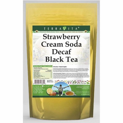 TerraVita Strawberry Cream Soda Decaf Black Tea (50 tea bags, ZIN: 536745, 2-Pack)