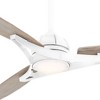 65" Minka Aire Molino White Wet Rated LED Smart Ceiling Fan - 3 of 4